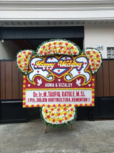 Papan Bunga Pernikahan bsd