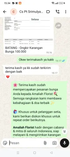 Testimonial Papan Bunga bsd